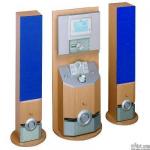 Stolp z zaslonom na dotik